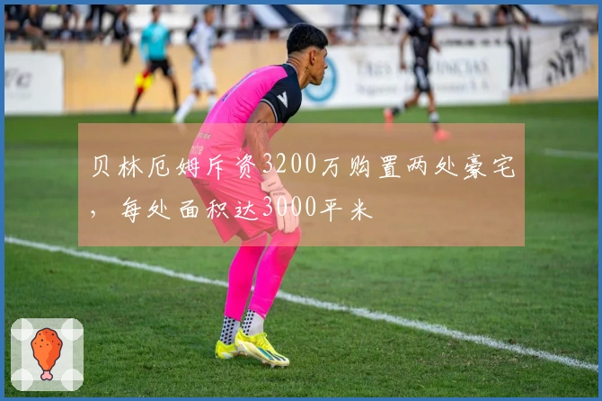 贝林厄姆斥资3200万购置两处豪宅，每处面积达3000平米