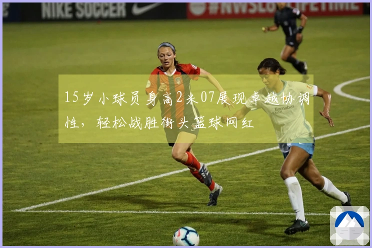 15岁小球员身高2米07展现卓越协调性，轻松战胜街头篮球网红